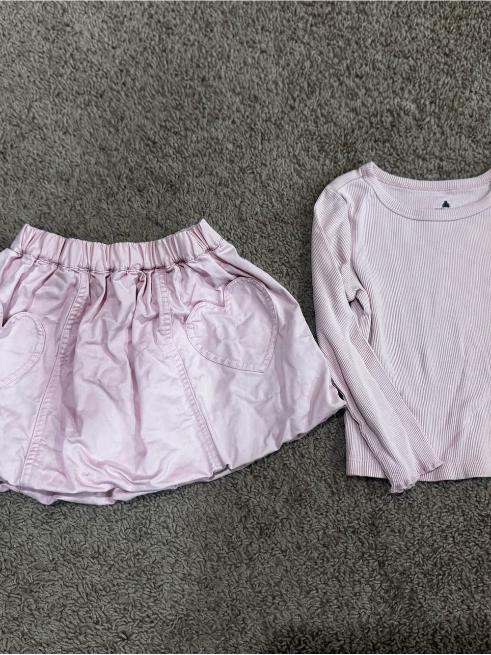 GAP Baby Pink Skirt and Top Set